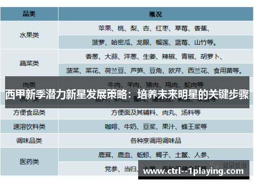 西甲新季潜力新星发展策略:培养未来明星的关键步骤 西甲新季潜力新星发展策略:培养未来明星的关键步骤